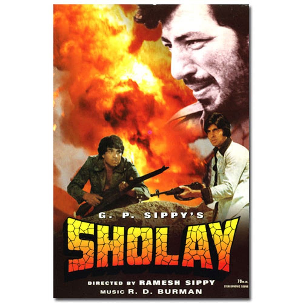 Sholay (1975) poster